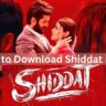 how to download shiddat movie