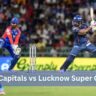 delhi capitals vs lucknow super giants players