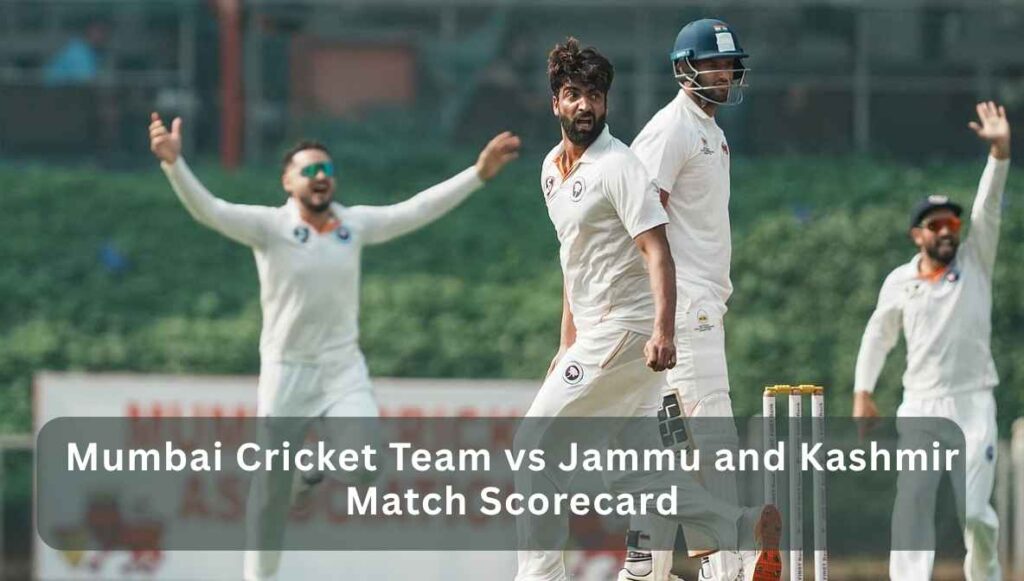 mumbai cricket team vs jammu and kashmir cricket team match scorecard