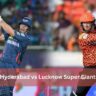 sunrisers hyderabad vs lucknow super giants timeline